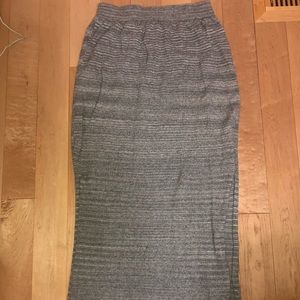 Kersh grey maxi skirt
